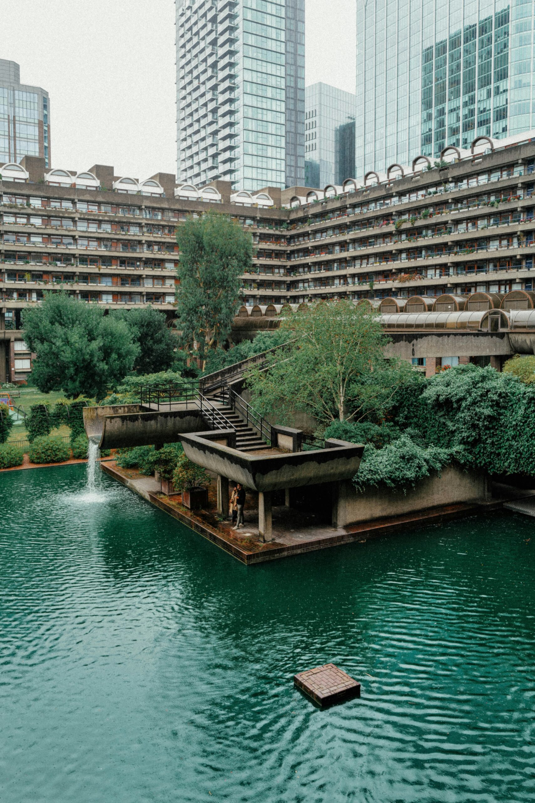 Urban Greening Factor architectural integration across high-density residential developments in London