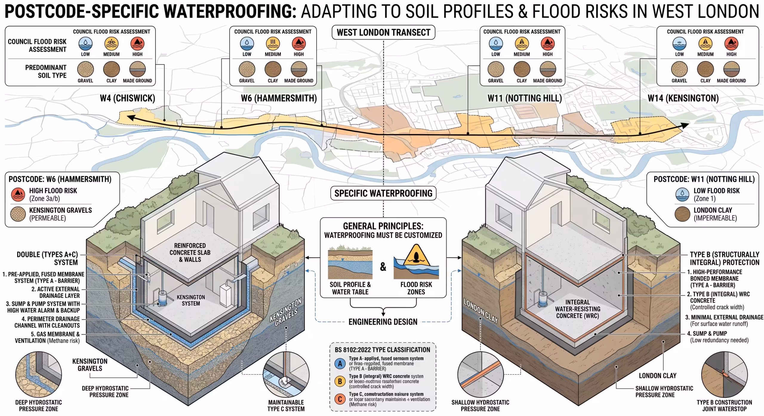 Adapting to Soil Profiles and Flood Risks in West London - ELB Construction Services