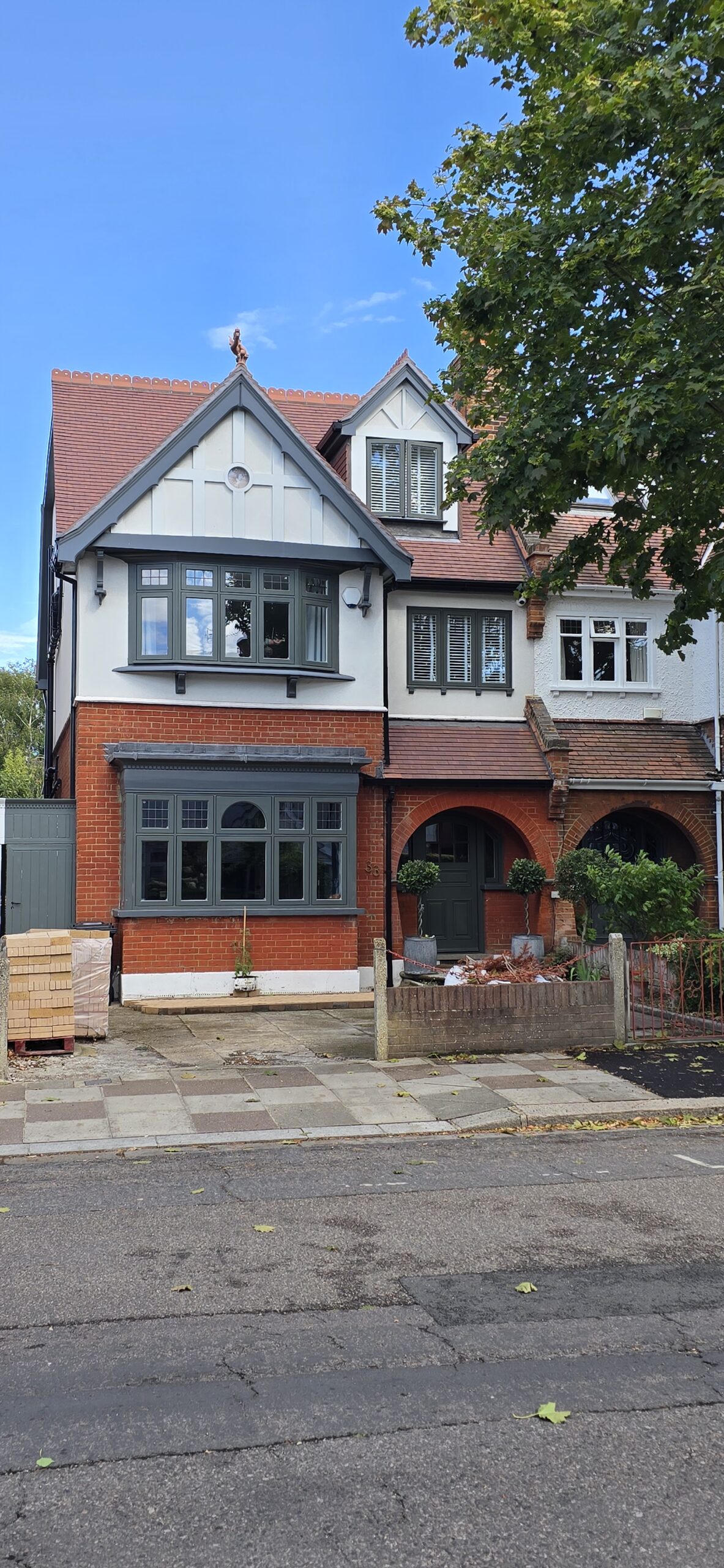 Glebe Road SW13 Barnes Red Brick Property Restoration - ELB Construction Services