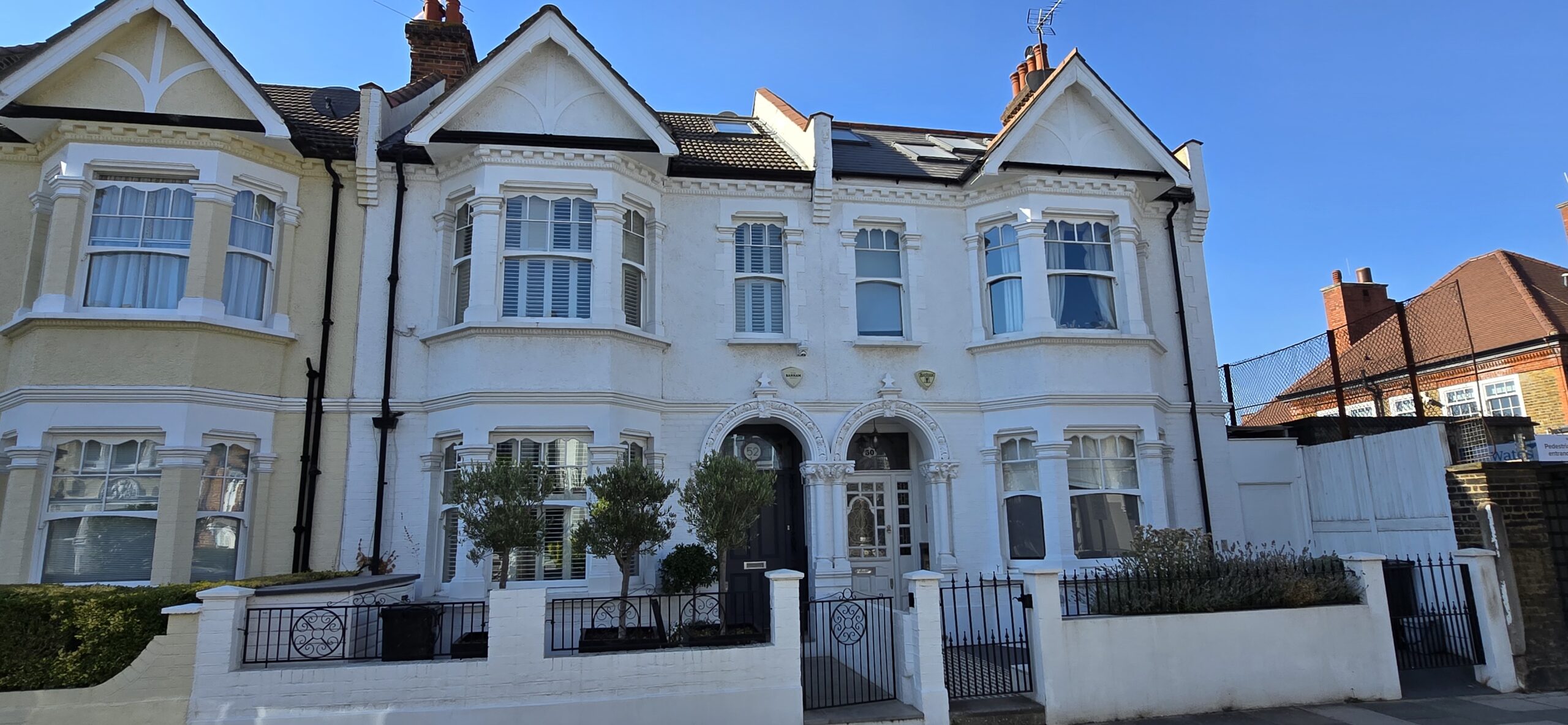 White Stucco Finlay Street SW6 - Bespoke Renovation Builders Fulham - ELB Construction