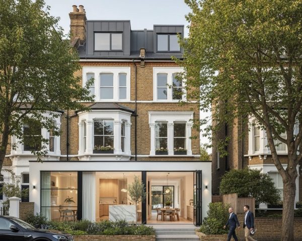 House Renovation Clapham facade works with ELB Construction Services Ltd